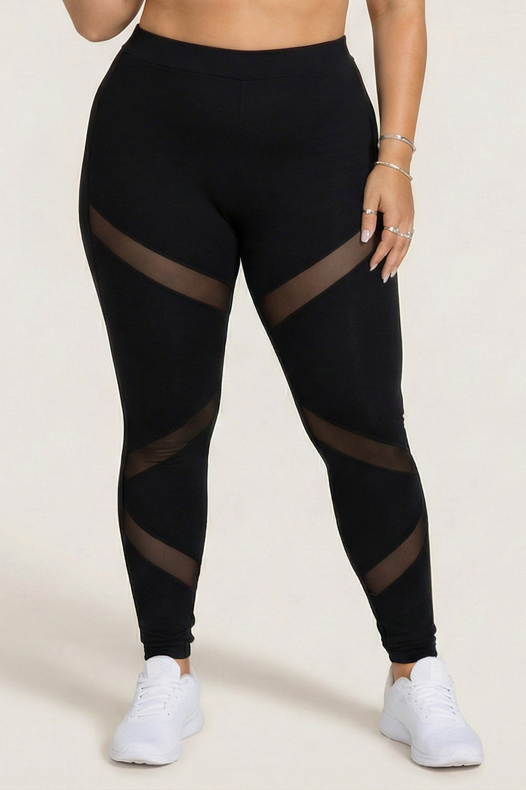Plus Size Aura Z Leggings - Black
