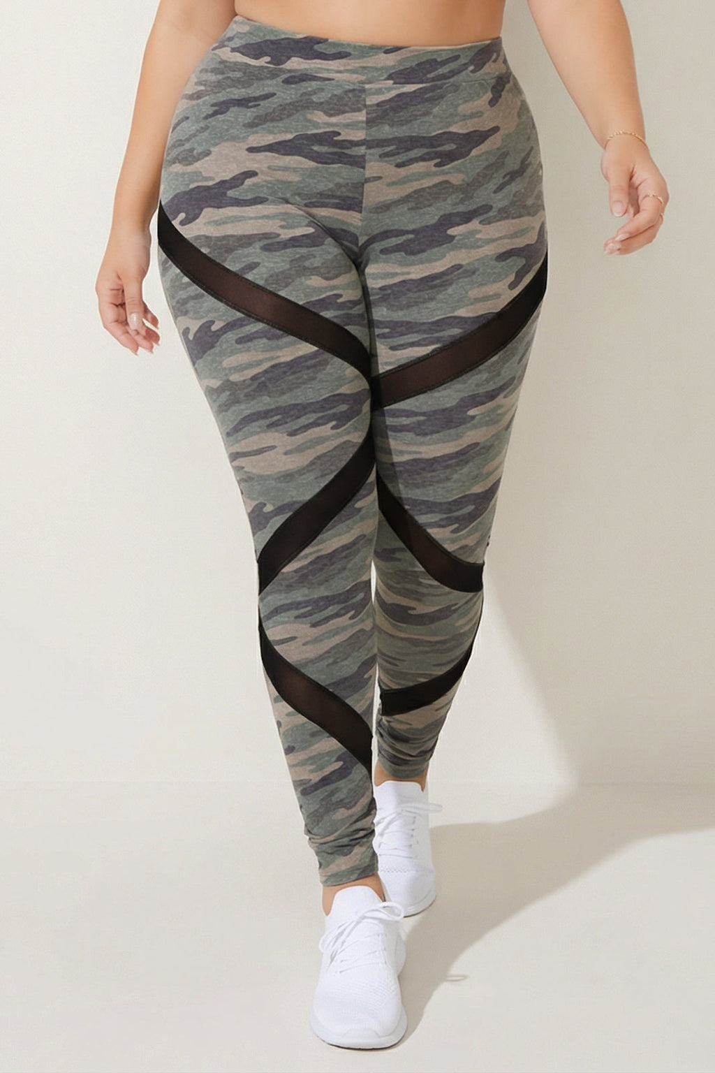Plus Size Aura Z Leggings - Olive