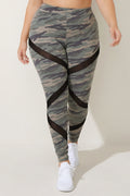 Plus Size Aura Z Leggings - Olive