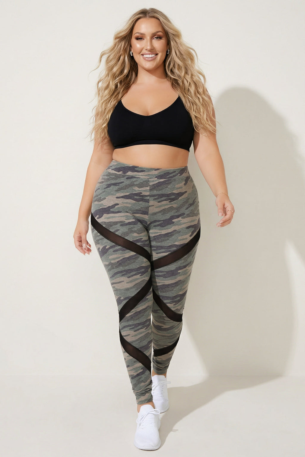 Plus Size Aura Z Leggings - Olive