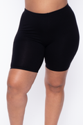 Plus Size Cirrus Bike Shorts - Black