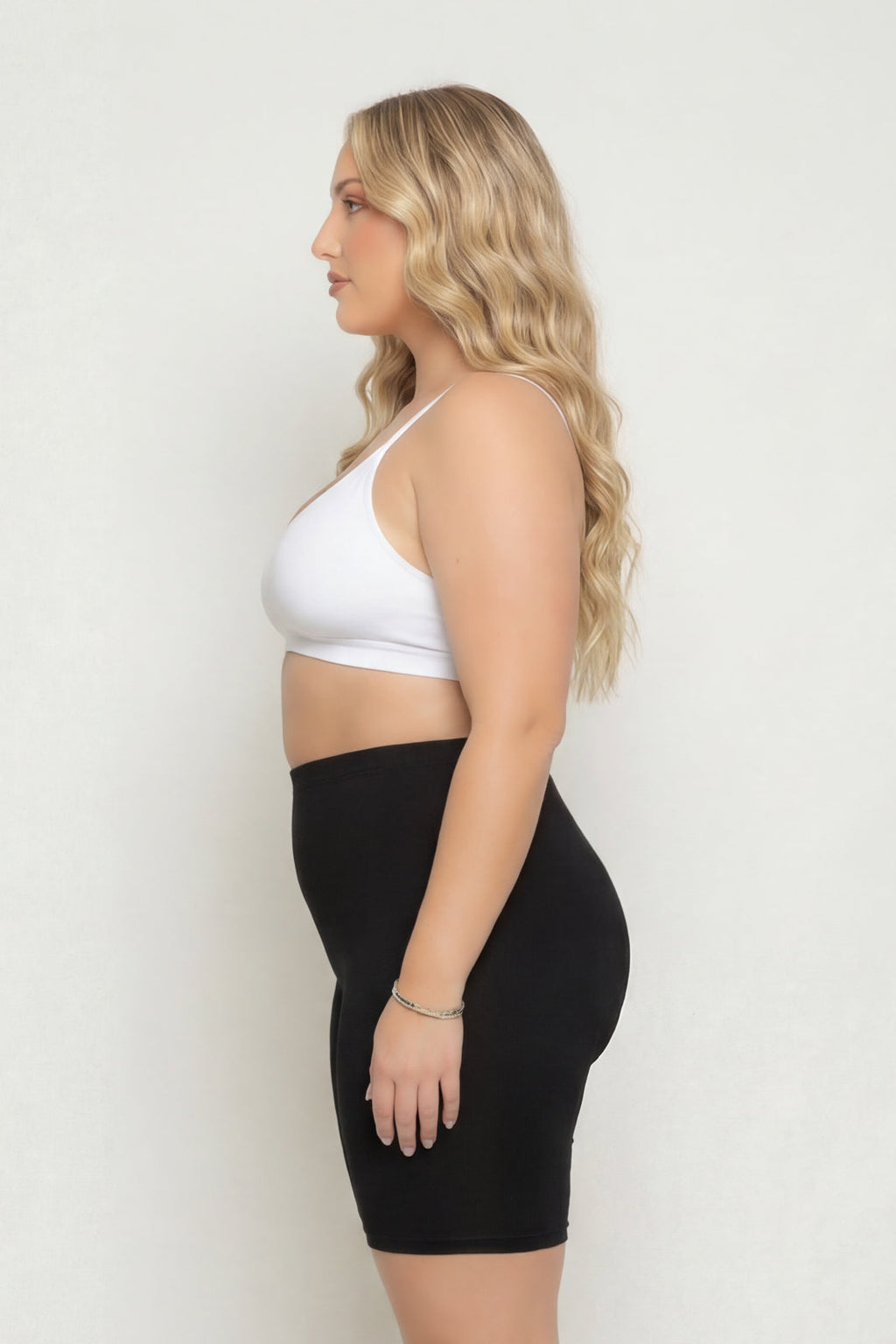 Plus Size Cirrus Bike Shorts - Black