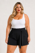 Plus Size Effortless Comfort Shorts - Black