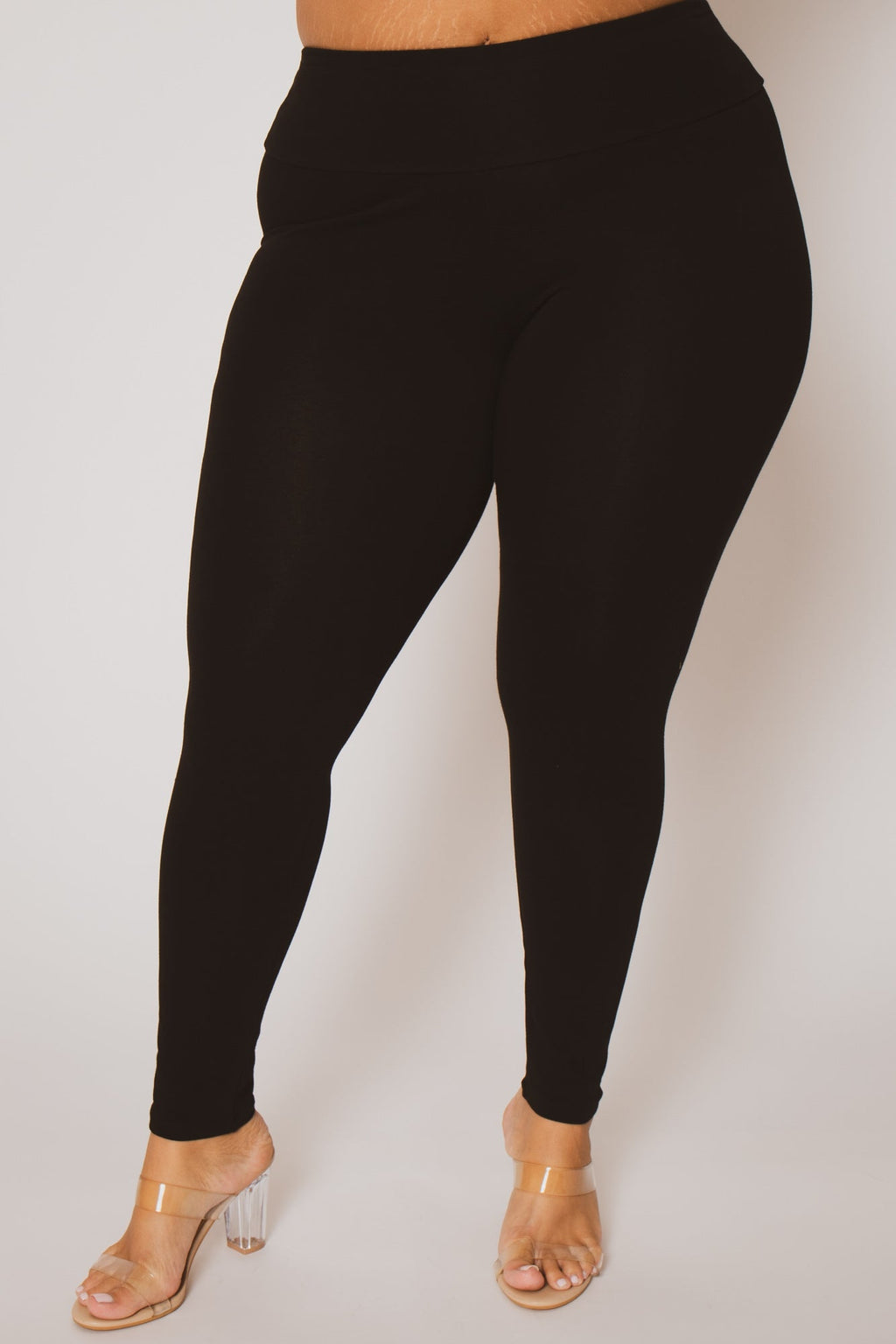 Plus Size Amber Leggings - Black