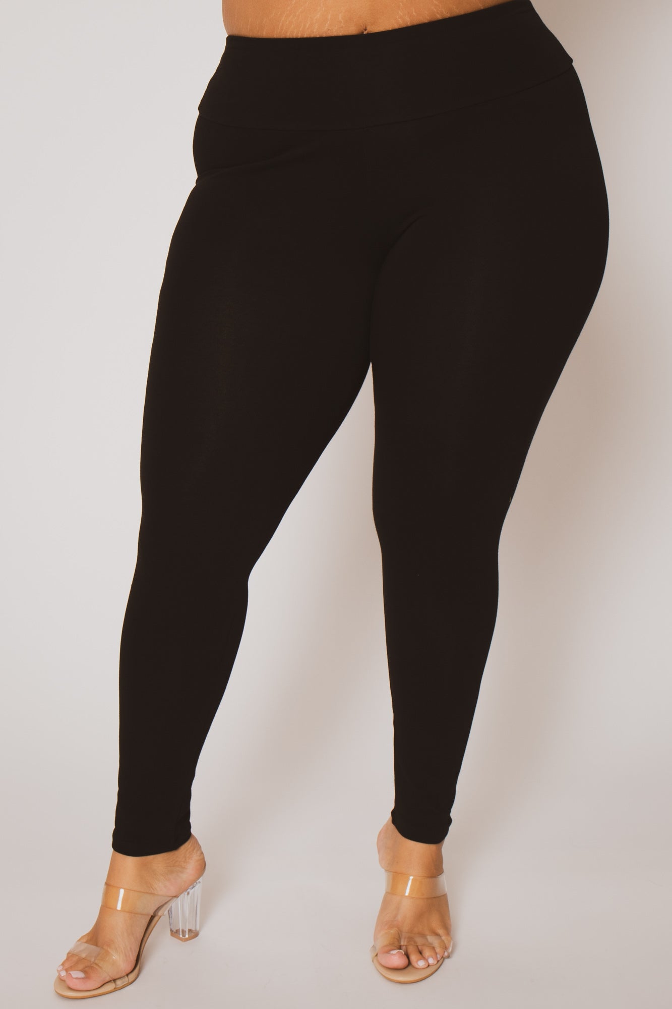 Plus Size Amber Leggings - Black