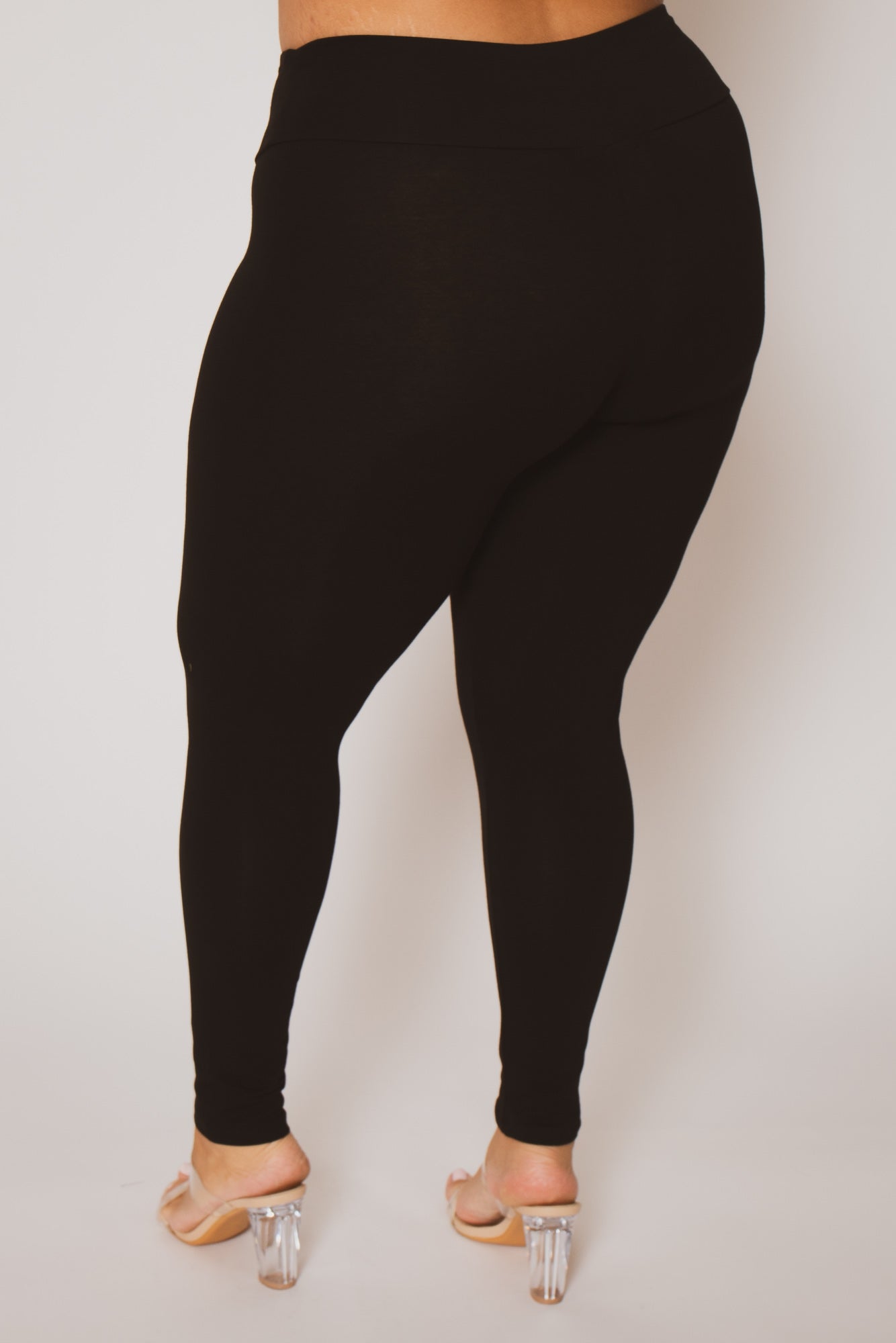 Plus Size Amber Leggings - Black