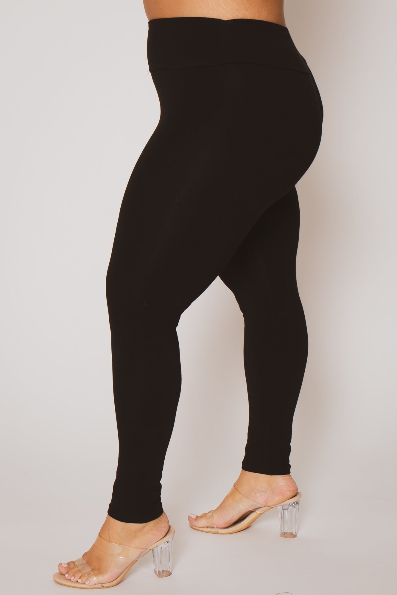 Plus Size Amber Leggings - Black