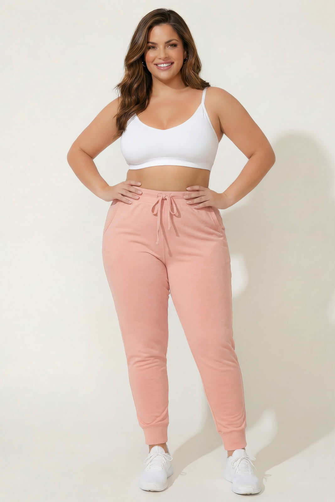 Plus Size Nimbus Jogger Pants - Mauve