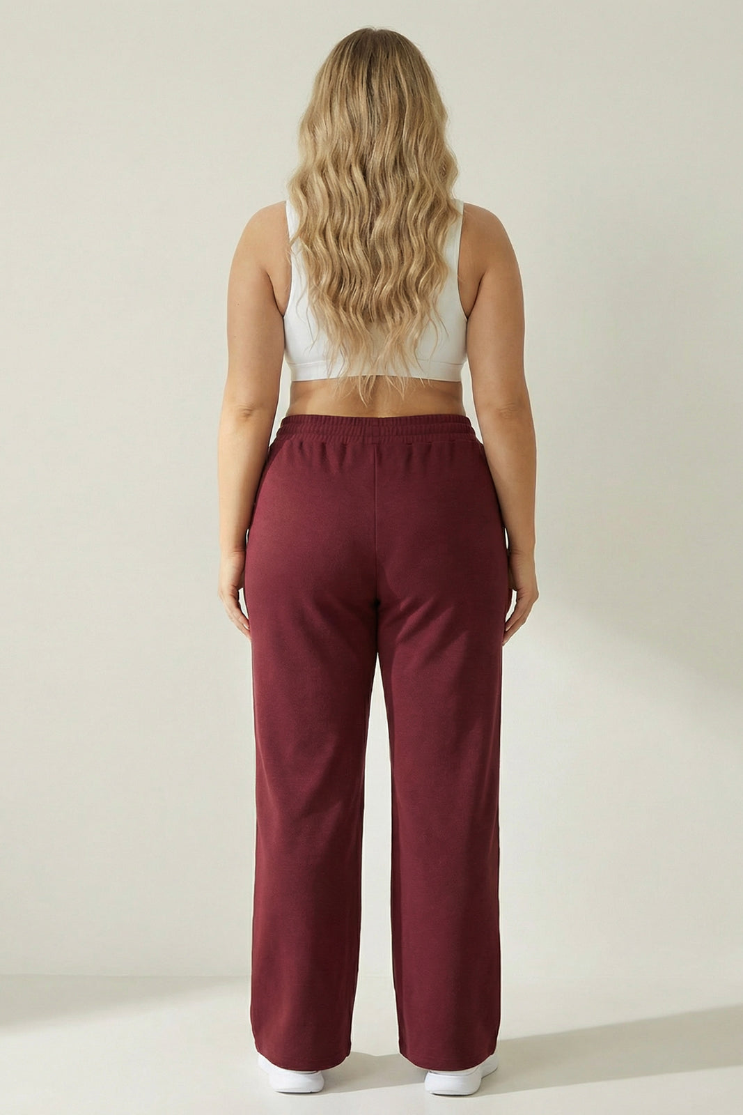 Plus Size Soft Stratus Ease Jogger - Burgundy