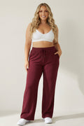 Plus Size Soft Stratus Ease Jogger - Burgundy