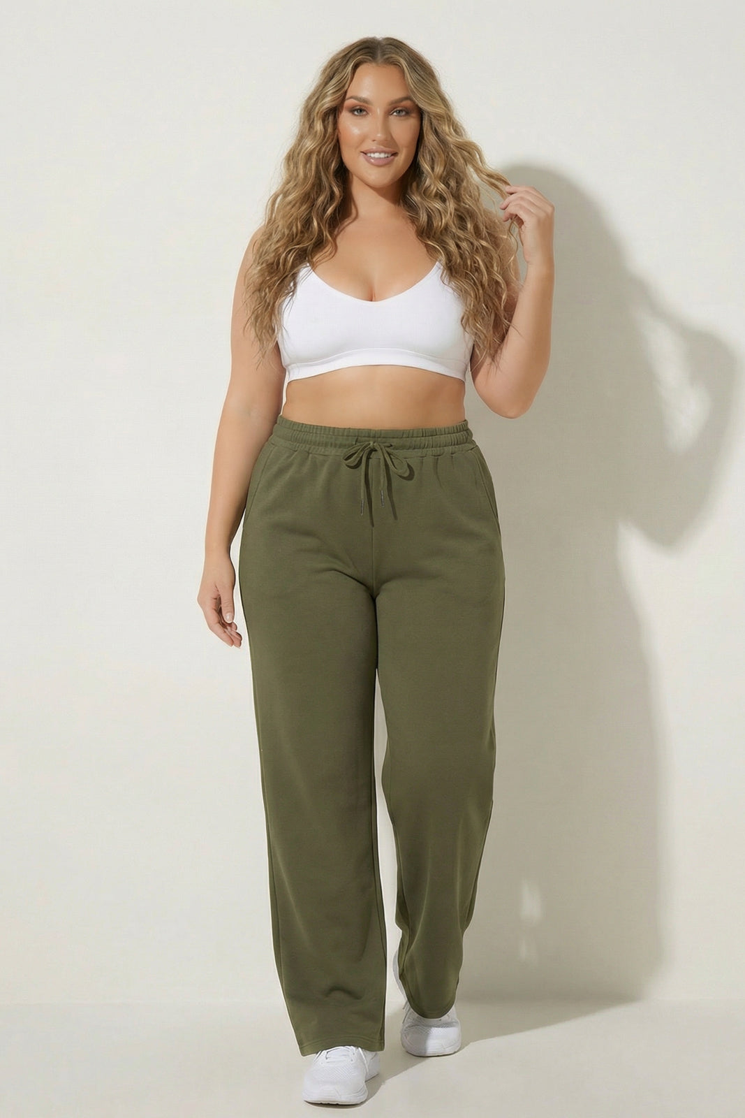 Plus Size Soft Stratus Ease Jogger - Olive