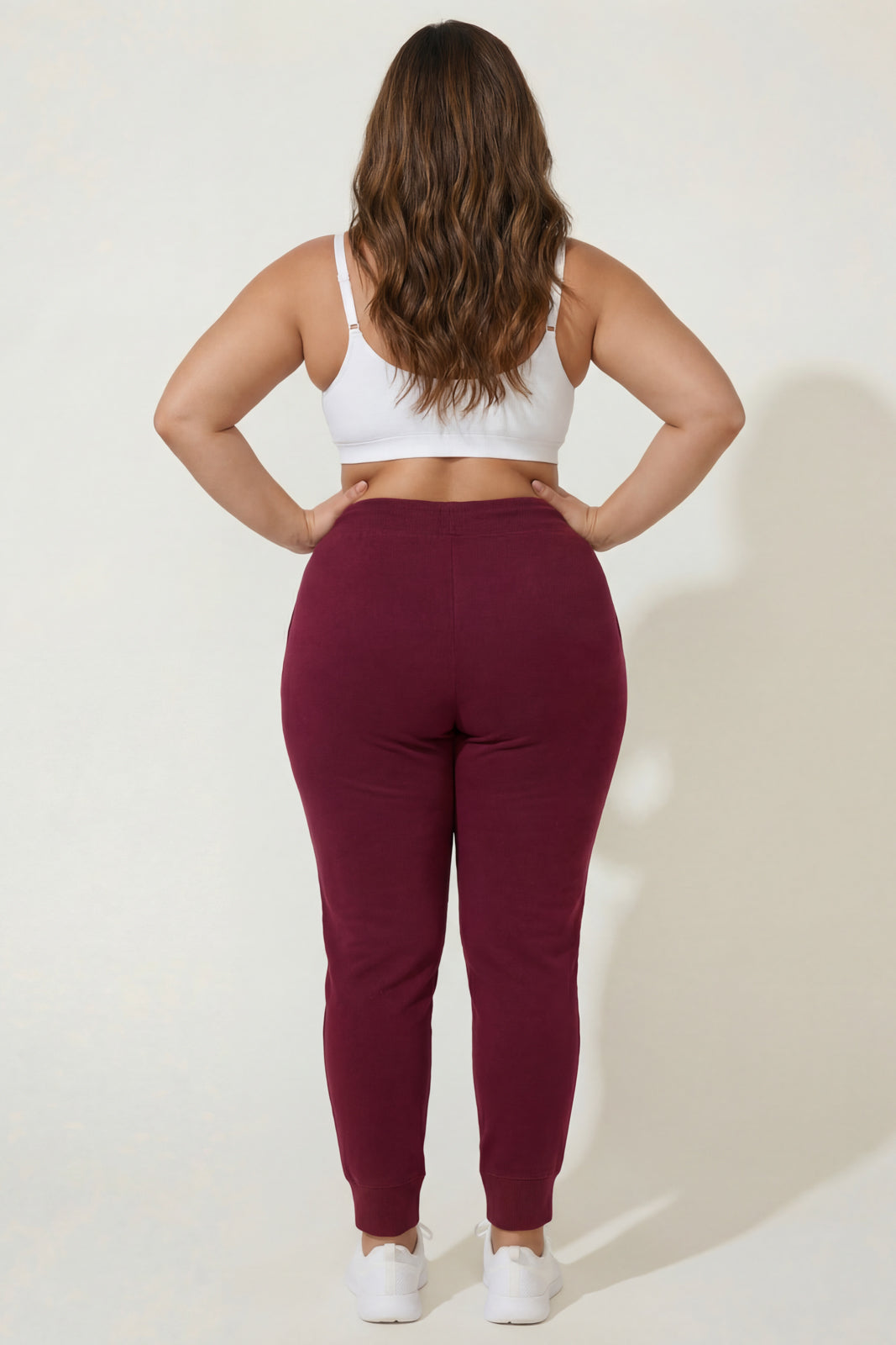 Plus Size Nimbus Jogger Pants  - Burgundy