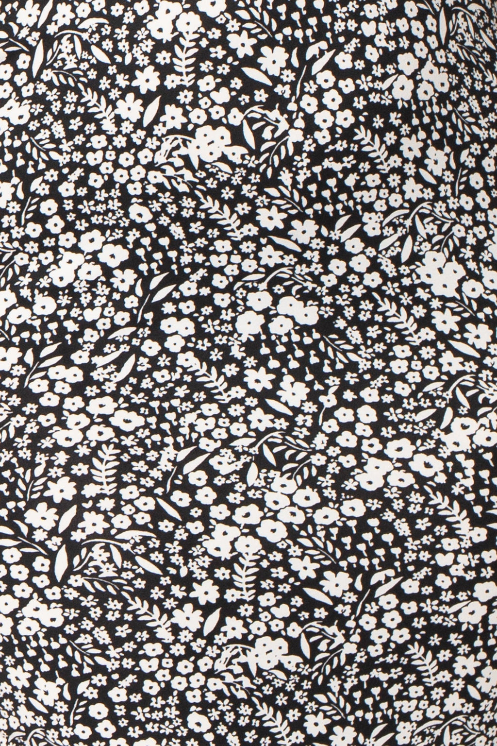 Plus Size Ameri Floral Bodycon Dress- White/Black