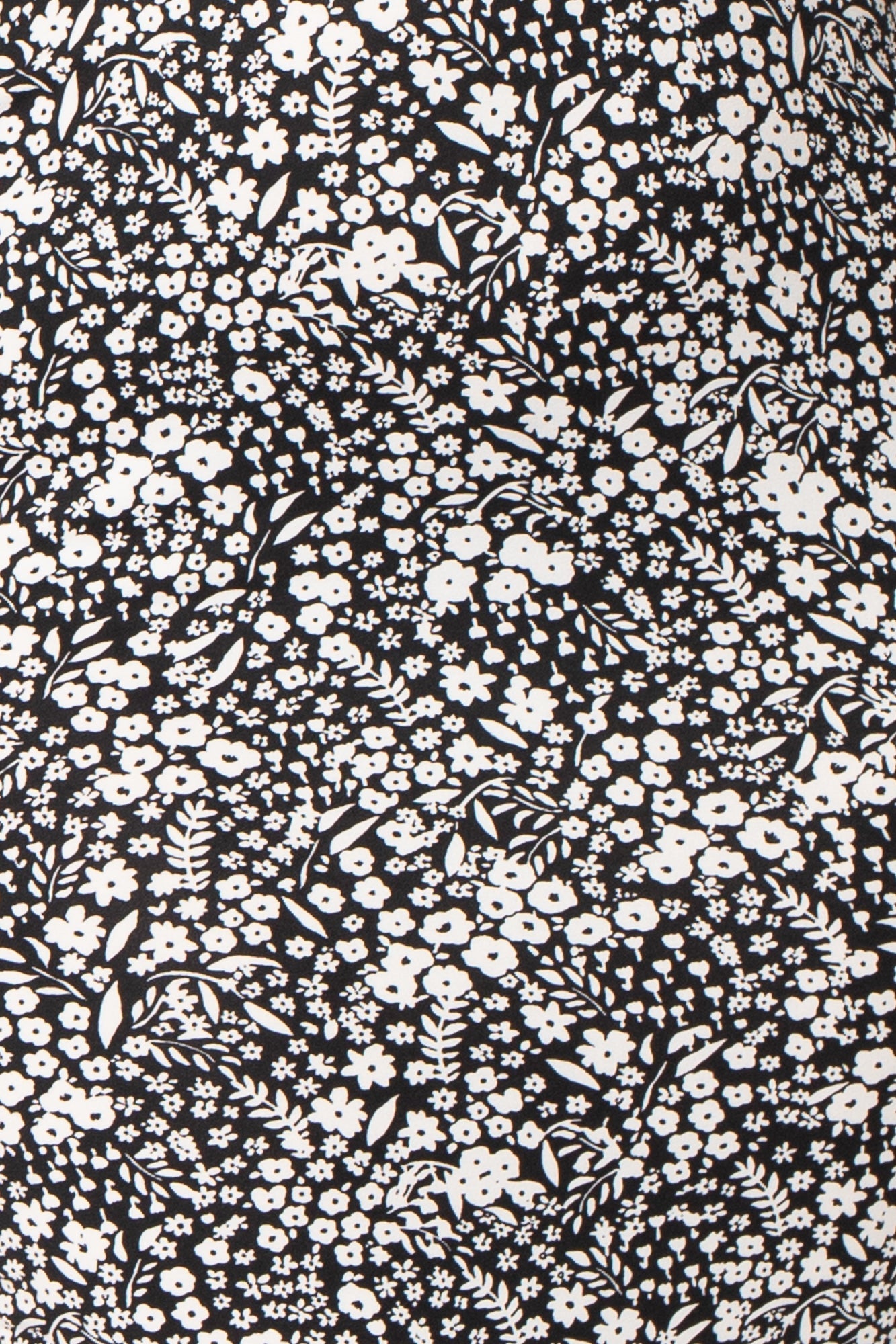 Plus Size Ameri Floral Bodycon Dress- White/Black