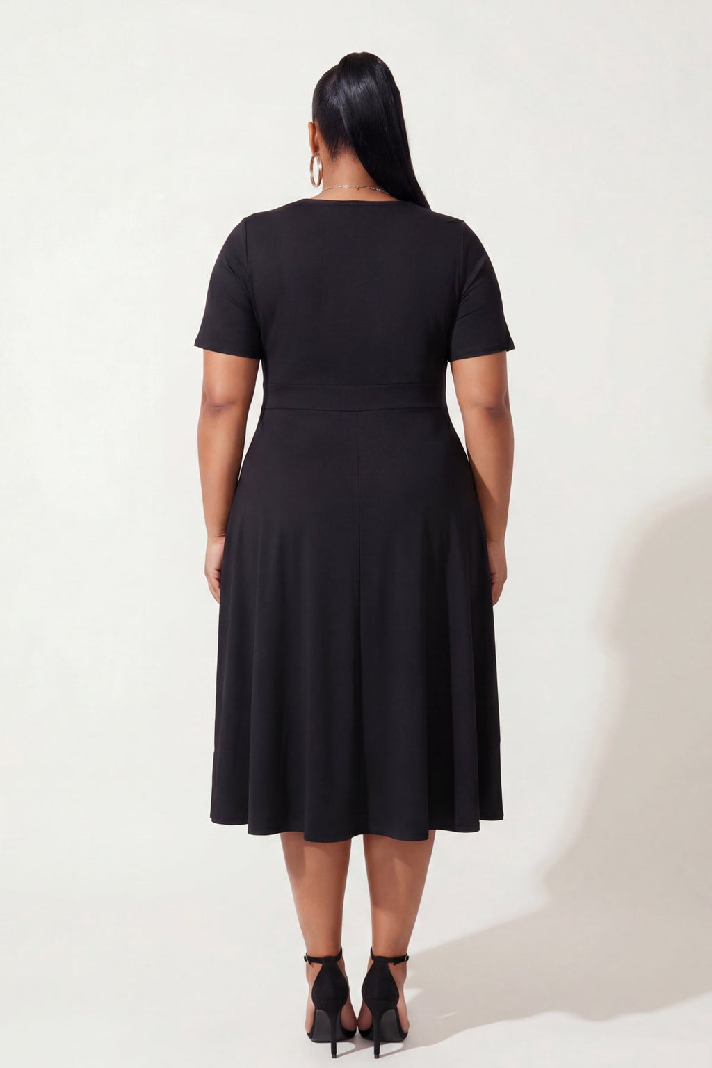Plus Size Aveline Charm Dress - Black