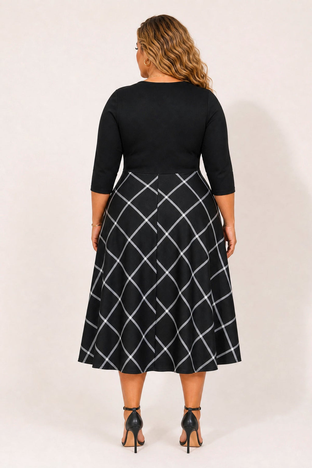 Plus Size Aveline Grace Dress - Black