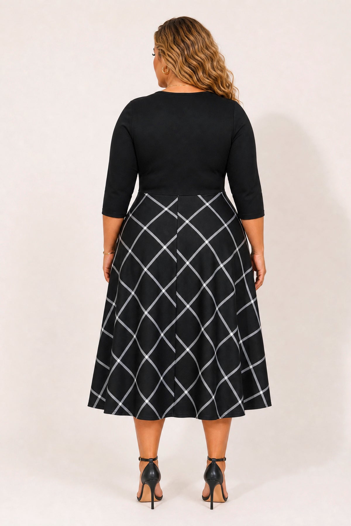 Plus Size Aveline Grace Dress - Black