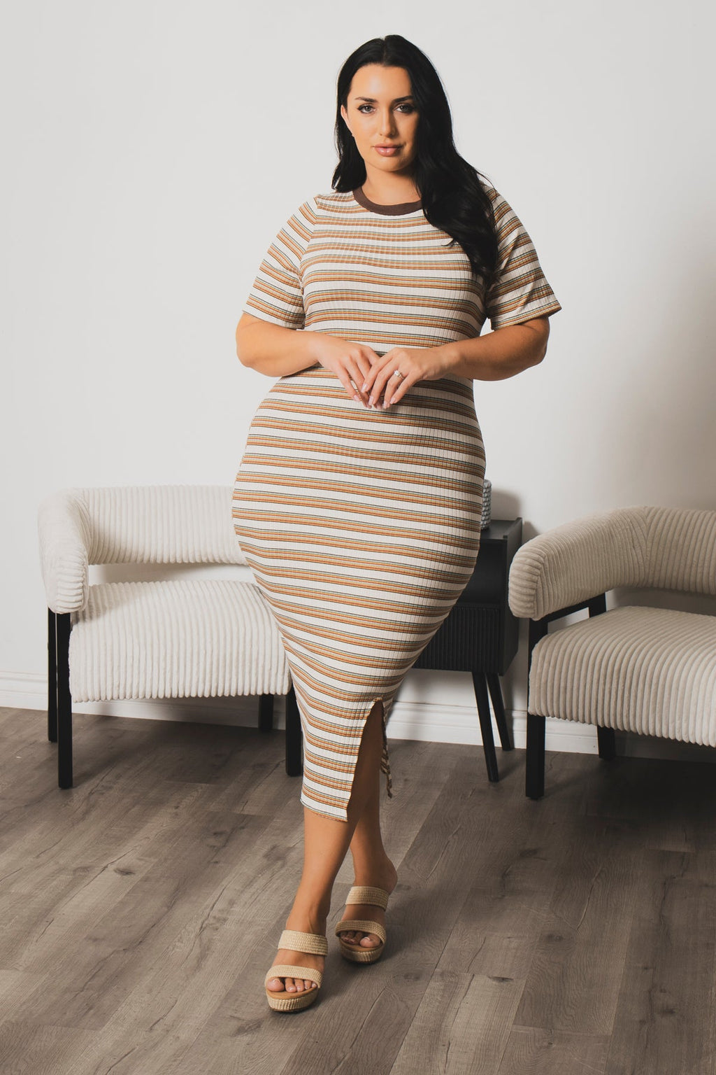 Plus Size Daily Delight Dress - Cream