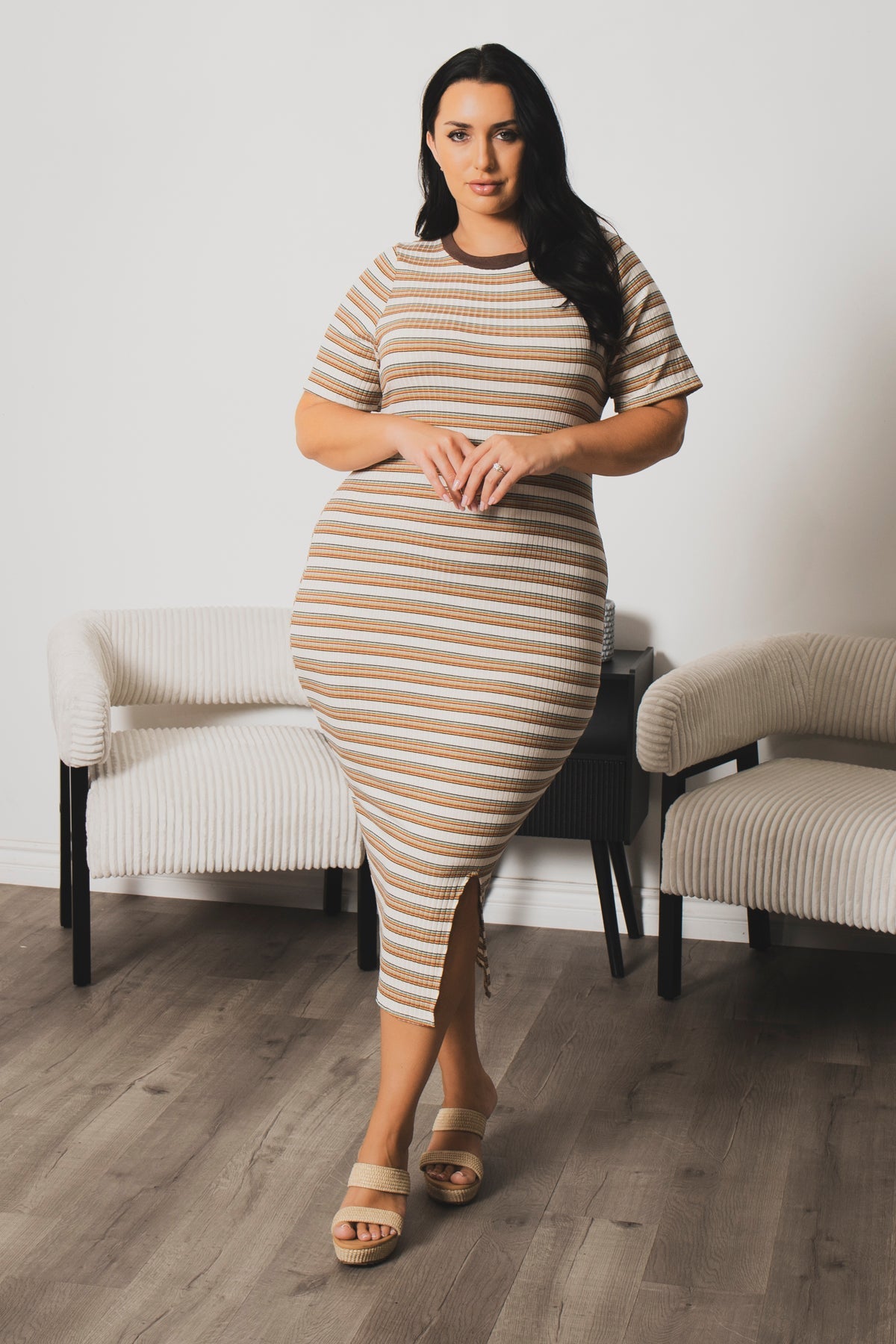 Plus Size Daily Delight Dress - Cream