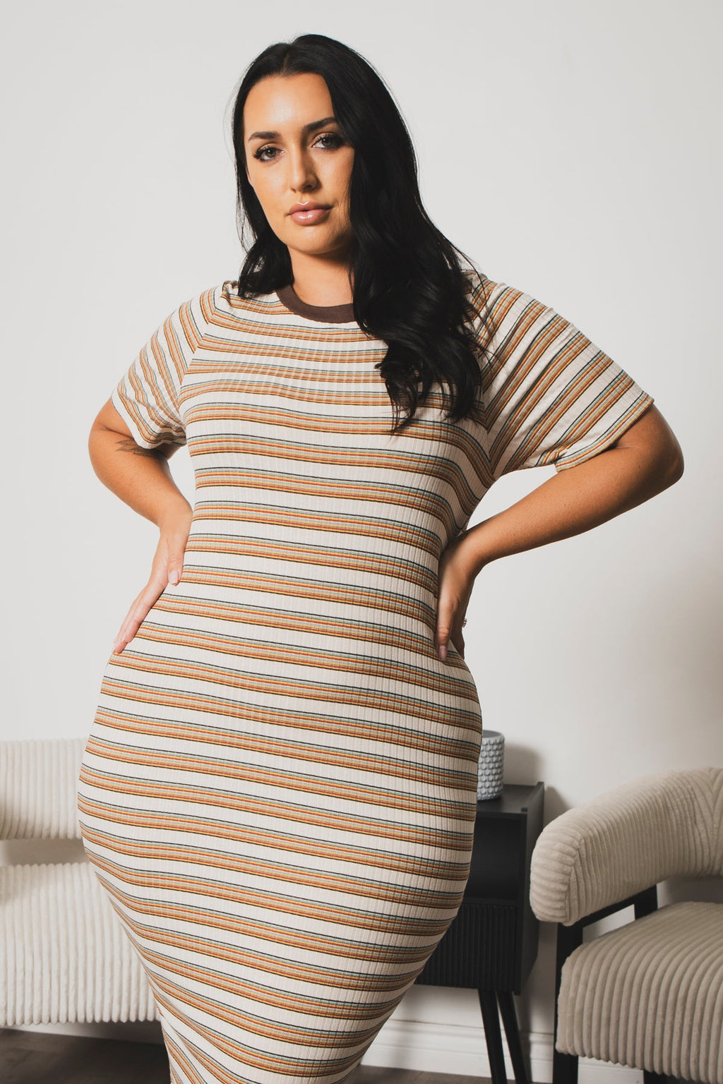 Plus Size Daily Delight Dress - Cream
