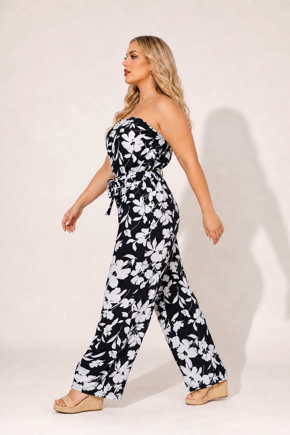 Plus Size Delilah Breeze Jumpsuit - Black