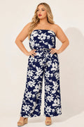 Plus Size Delilah Breeze Jumpsuit - Navy