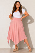 Plus Size Effortless Elegance Dress - Blush