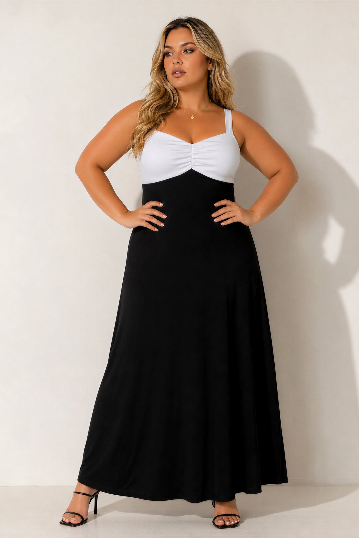 Plus Size Endless Romance Maxi Dress - Black
