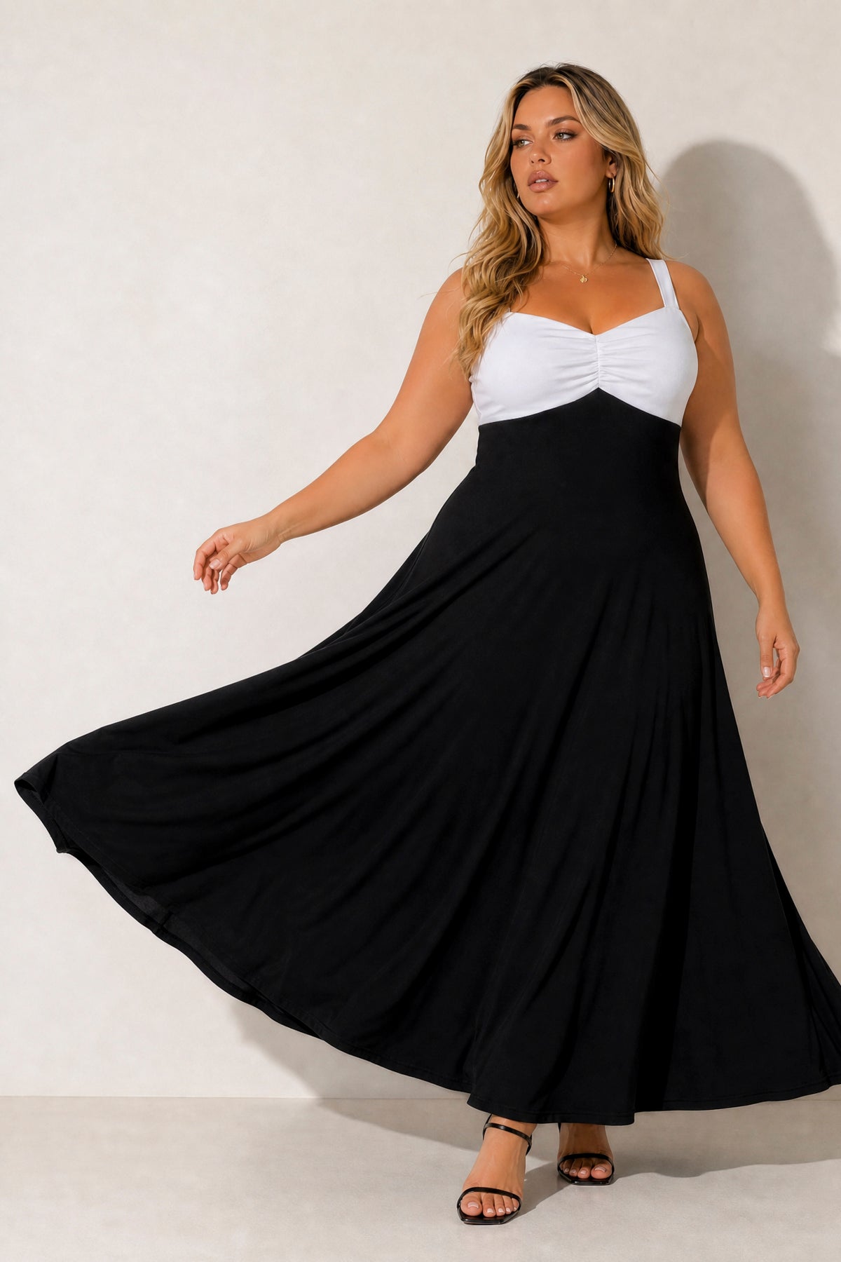 Plus Size Endless Romance Maxi Dress - Black