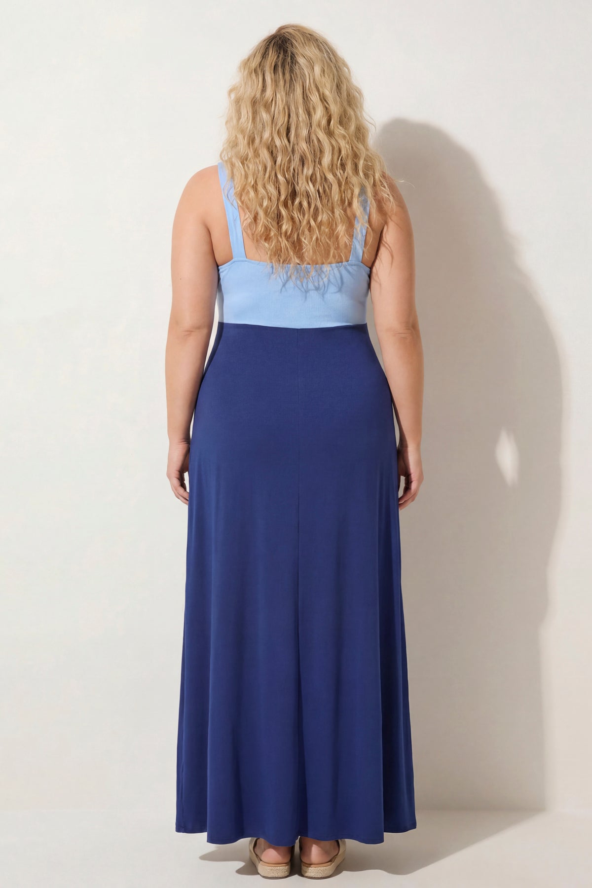 Plus Size Endless Romance Maxi Dress - Blue