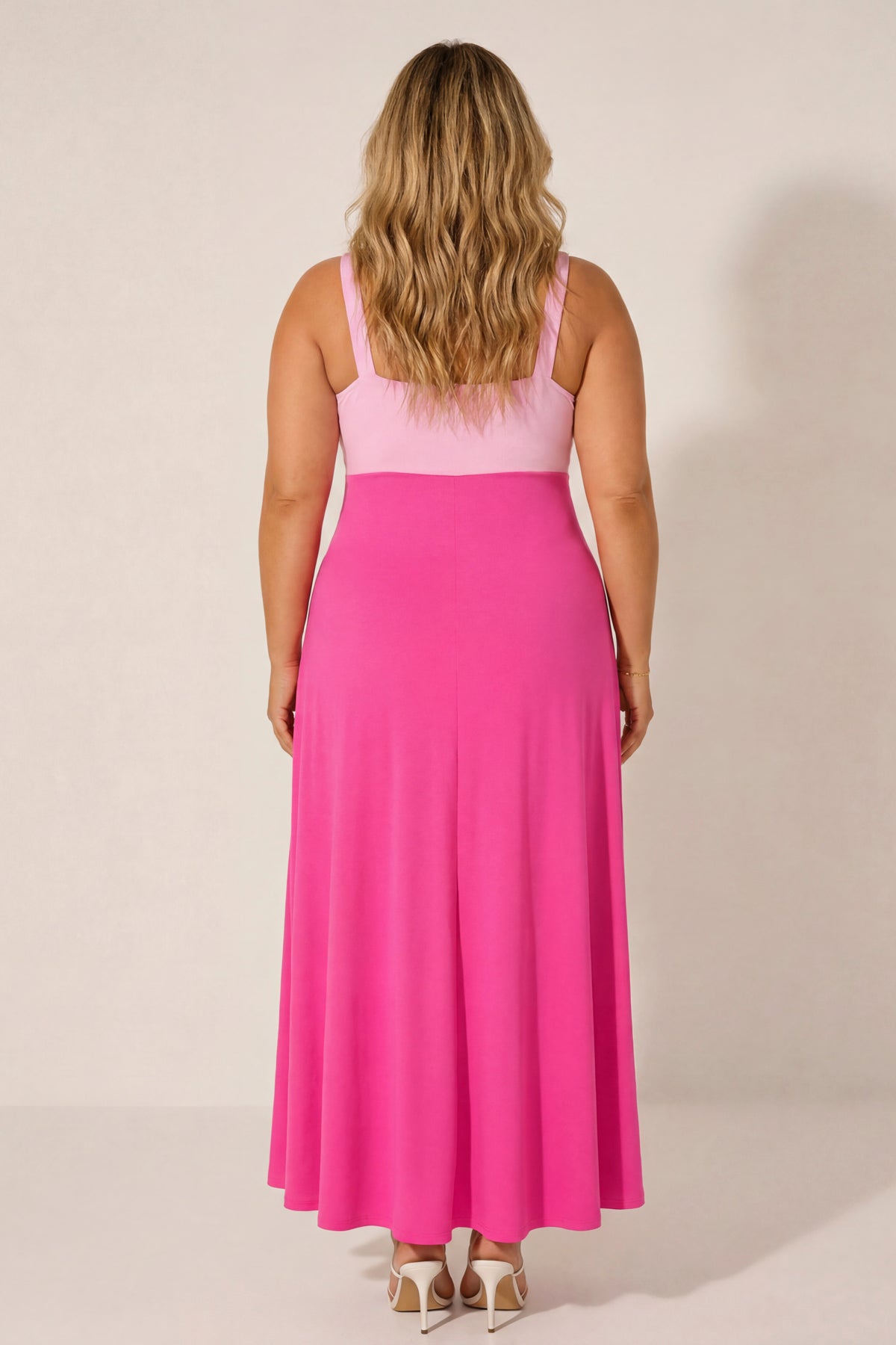 Plus Size Endless Romance Maxi Dress - Pink