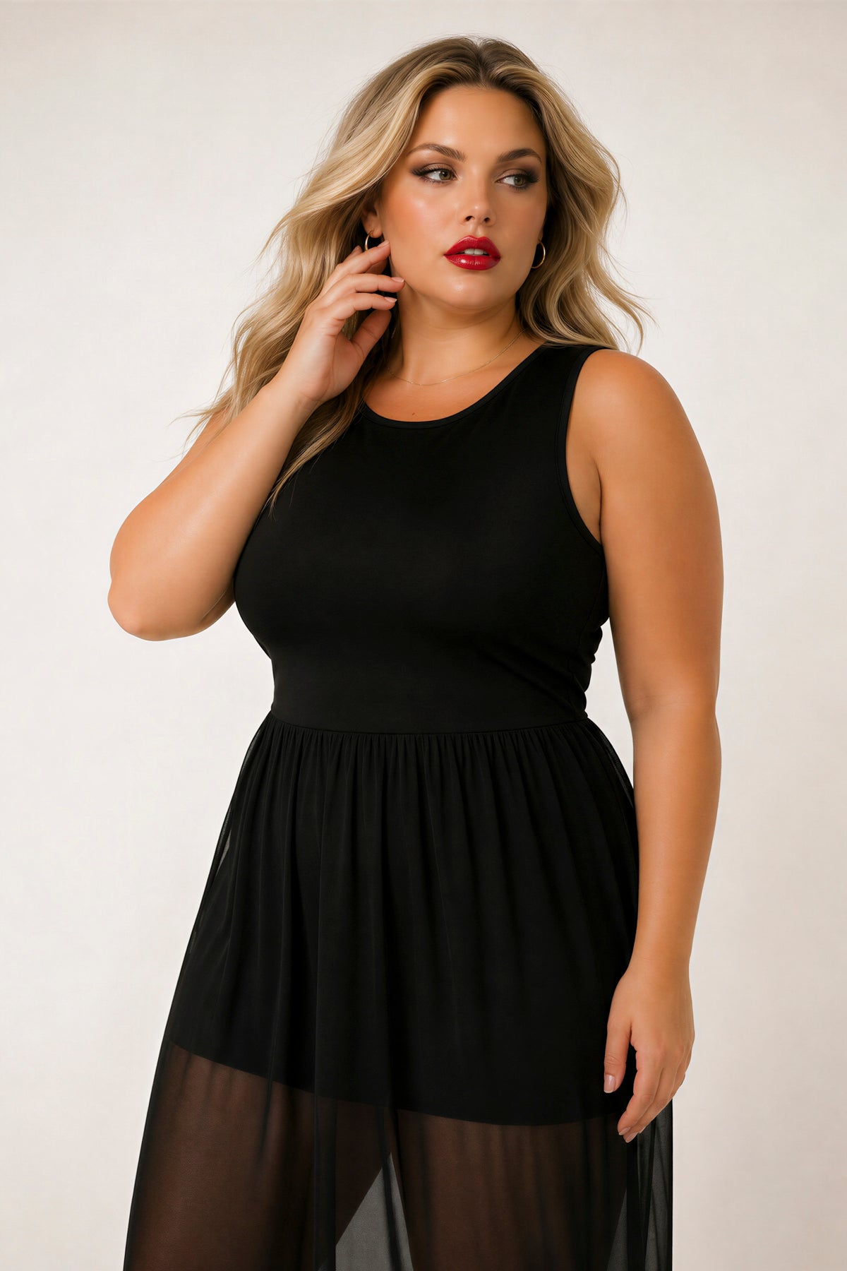 Plus Size Esme Maxi Romper - Black
