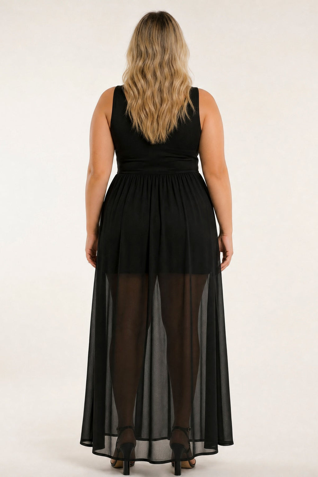 Plus Size Esme Maxi Romper - Black