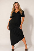 Plus Size Everyday Muse Maxi Dress - Black