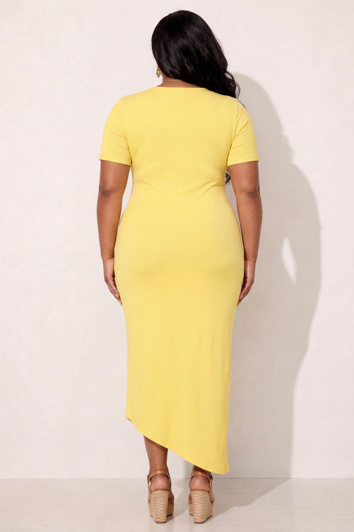 Plus Size Everyday Muse Maxi Dress - Yellow