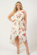 Plus Size  Floral Reverie Dress - Cream