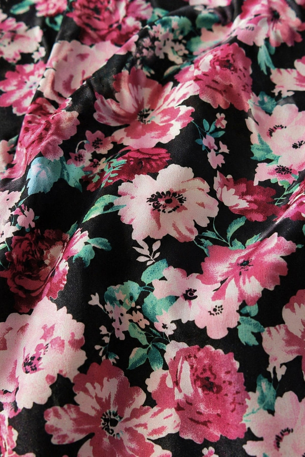 Plus Size Isabella Sweetheart Dress- Black/Mauve