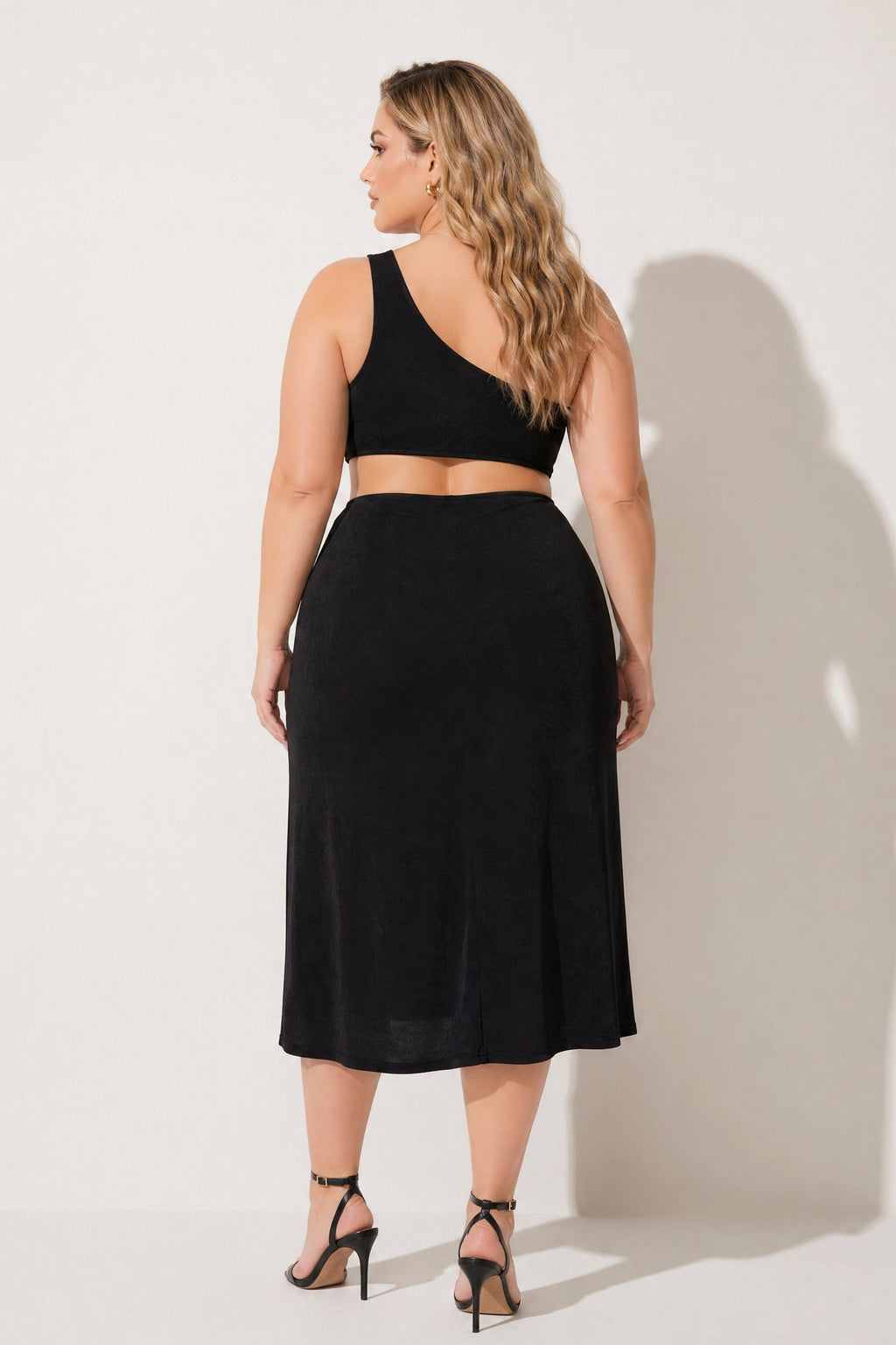 Plus Size Kateri Cut Out Dress- Black