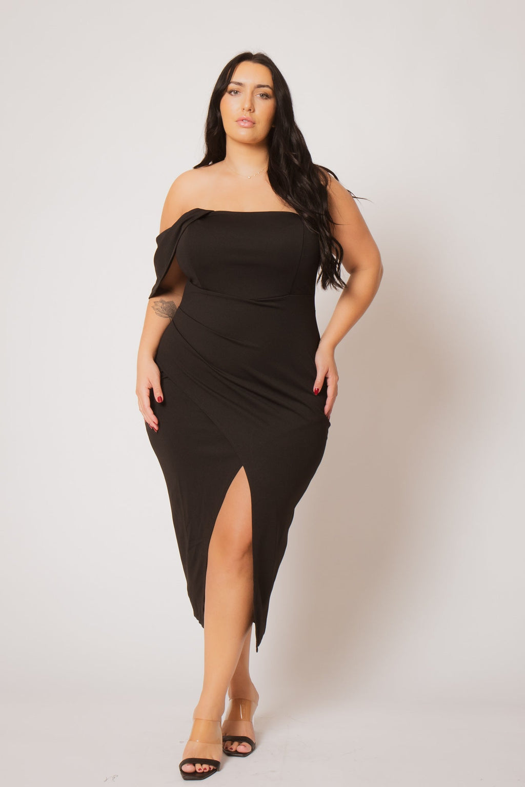 Plus Size Midnight Aura Dress - Black