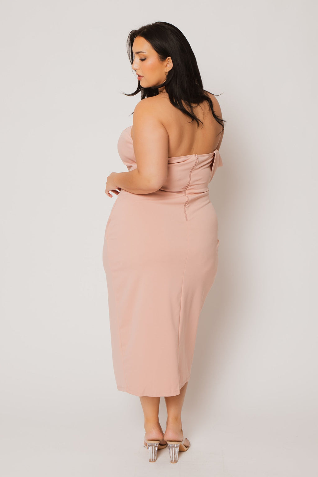 Plus Size Midnight Aura Dress - Blush