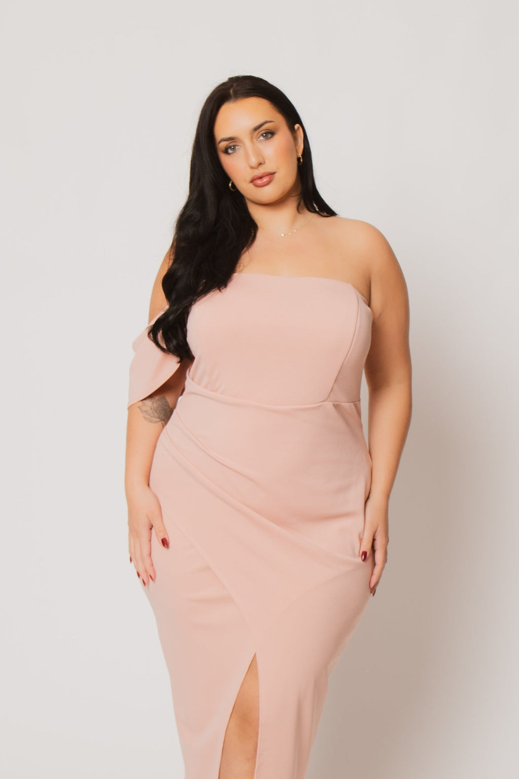 Plus Size Midnight Aura Dress - Blush