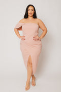 Plus Size Midnight Aura Dress - Blush