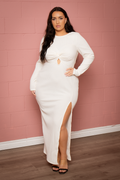 Plus Size Rochelle Maxi Dress - Ivory