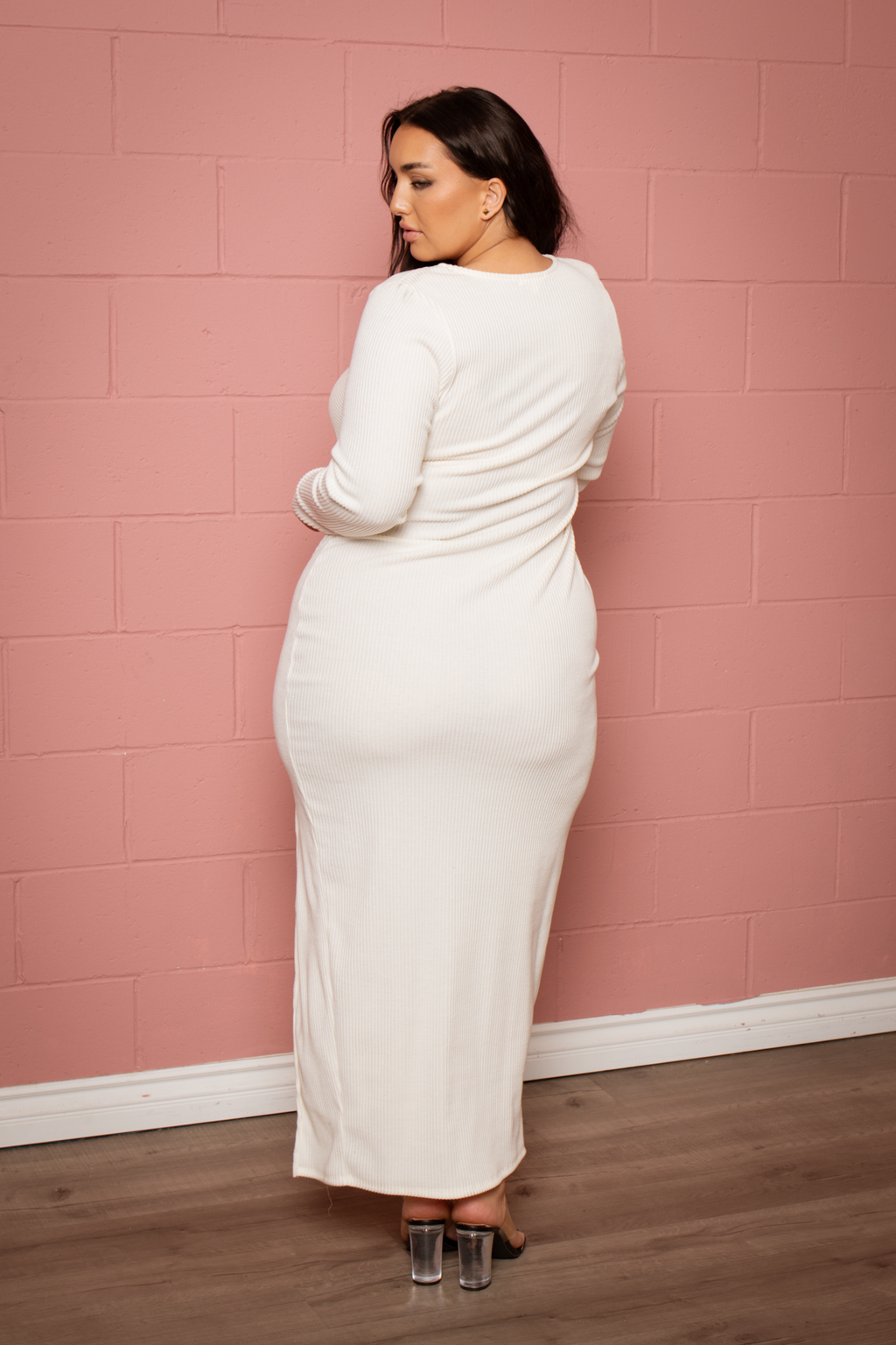 Plus Size Rochelle Maxi Dress - Ivory