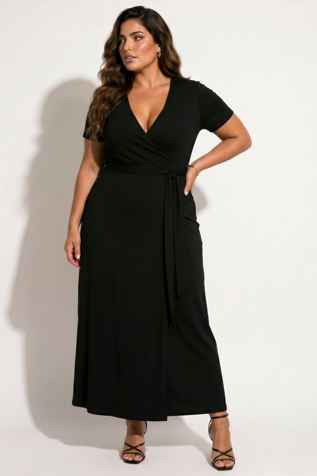 Plus Size Timeless Grace Dress - Black