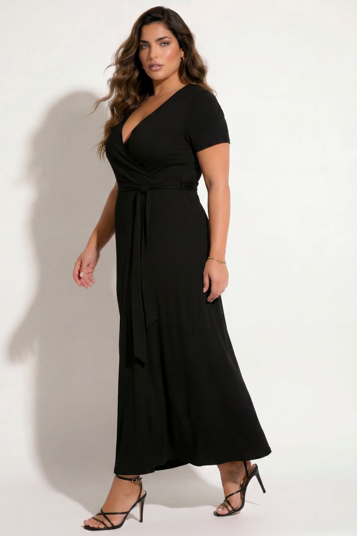 Plus Size Timeless Grace Dress - Black