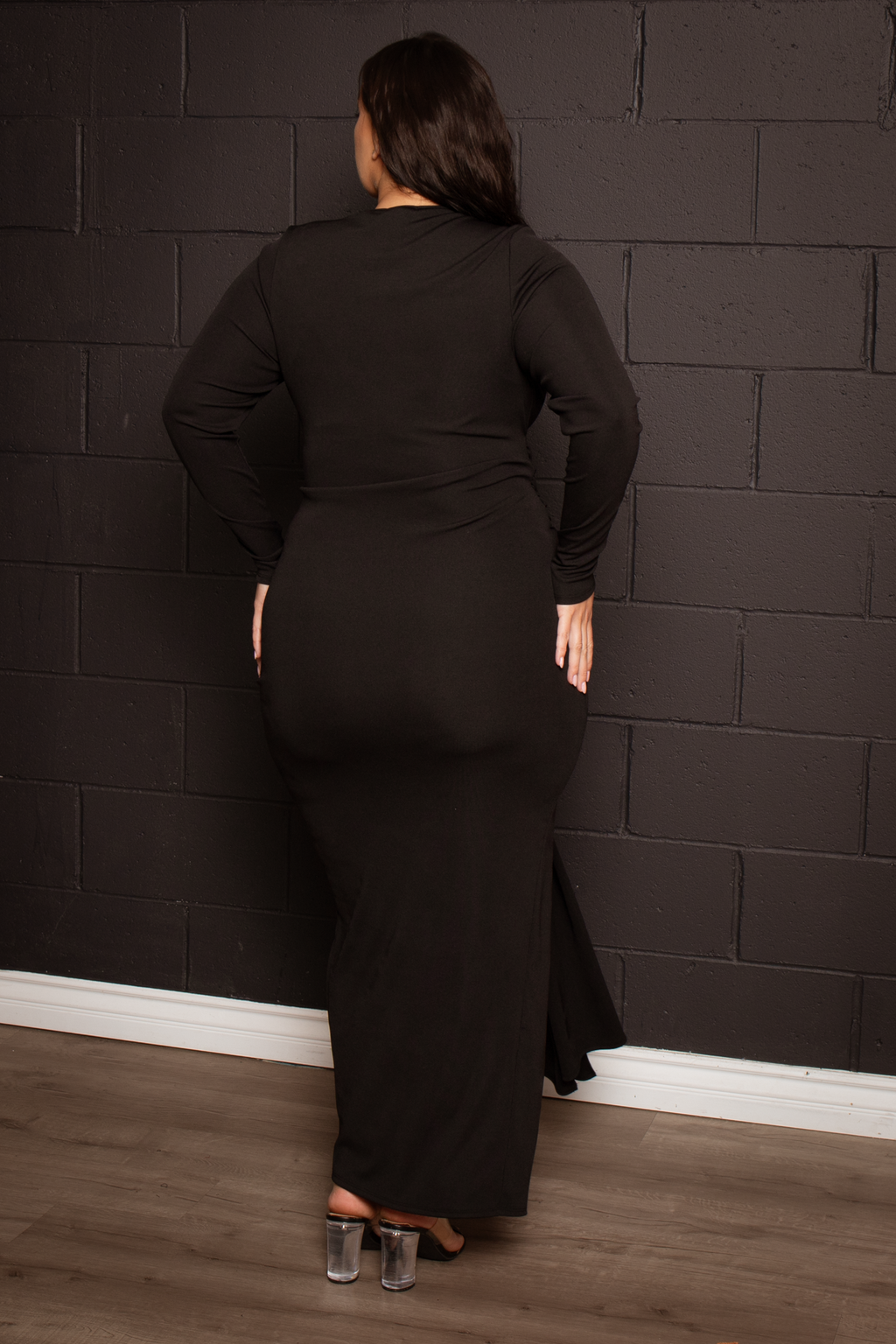 Plus Size Venetia Maxi Dress - Black