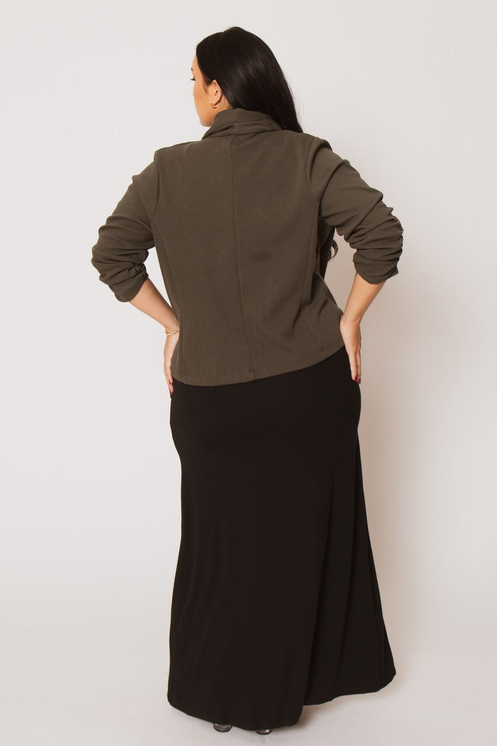Plus Size Harper Jacket - Olive