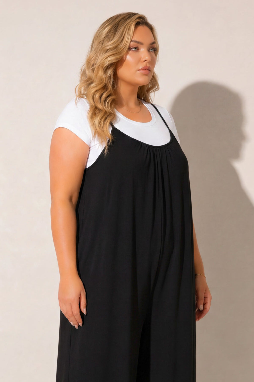 Plus Size Endless Ease Jumpsuit - Black