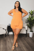 Plus Size Hadley Comfy Set - Orange